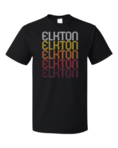 Standard Black Elkton, KY | Retro, Vintage Style Kentucky Pride  T-shirt