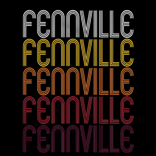 Fennville, MI | Retro, Vintage Style Michigan Pride 