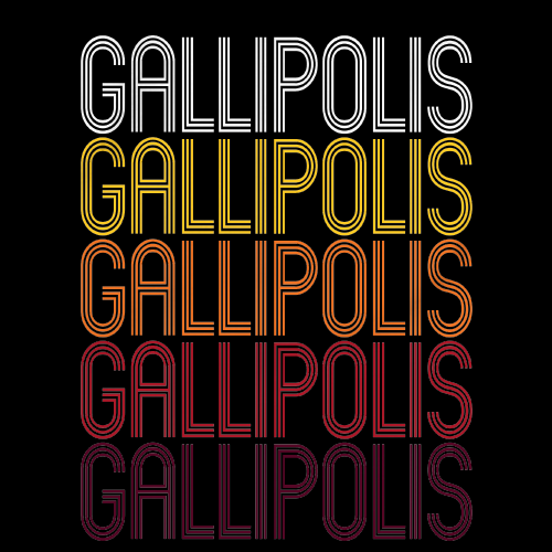 Gallipolis, OH | Retro, Vintage Style Ohio Pride 
