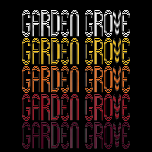 Garden Grove, CA | Retro, Vintage Style California Pride 
