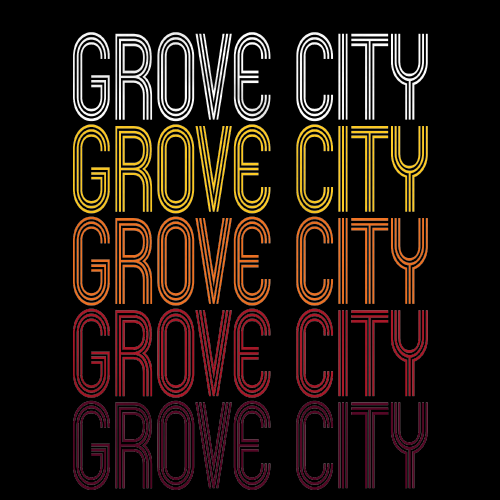 Grove City, PA | Retro, Vintage Style Pennsylvania Pride 