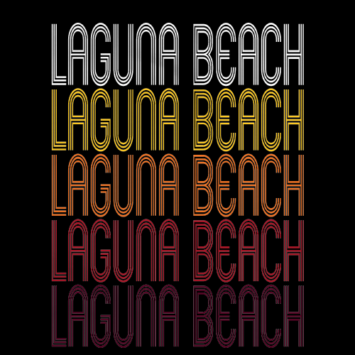 Laguna Beach, CA | Retro, Vintage Style California Pride 