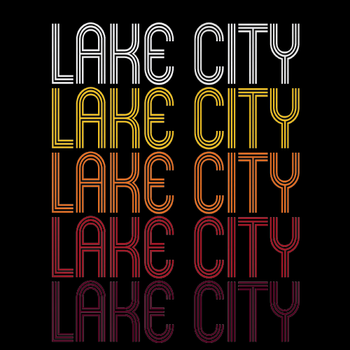 Lake City, IA | Retro, Vintage Style Iowa Pride 