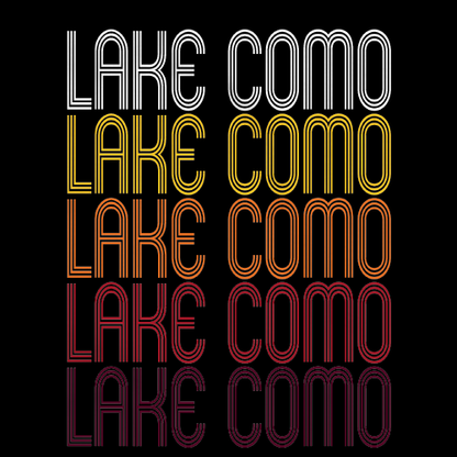Lake Como, NJ | Retro, Vintage Style New Jersey Pride 