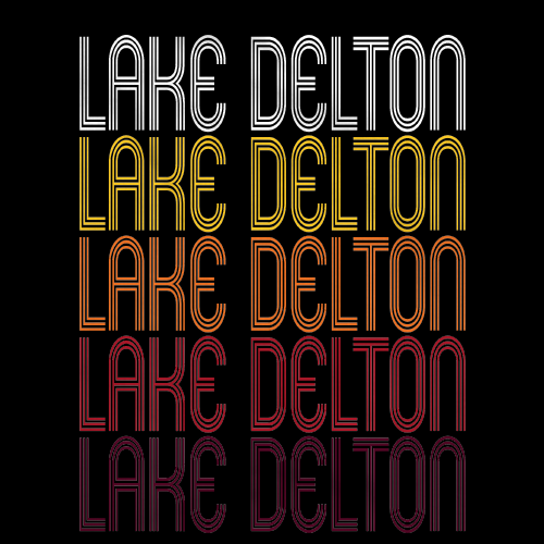 Lake Delton, WI | Retro, Vintage Style Wisconsin Pride 