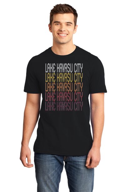 Standard Black Lake Havasu City, AZ | Retro, Vintage Style Arizona Pride  T-shirt