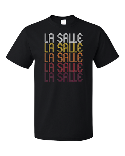 Standard Black La Salle, CO | Retro, Vintage Style Colorado Pride  T-shirt
