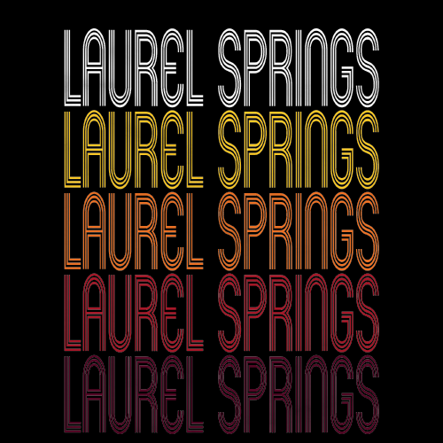 Laurel Springs, NJ | Retro, Vintage Style New Jersey Pride 