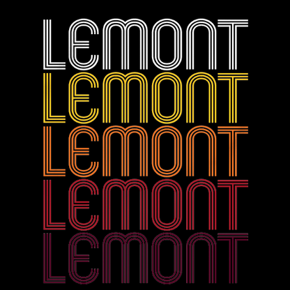 Lemont, IL | Retro, Vintage Style Illinois Pride 