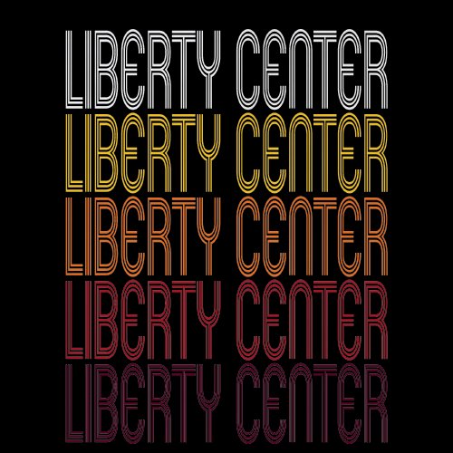 Liberty Center, OH | Retro, Vintage Style Ohio Pride 