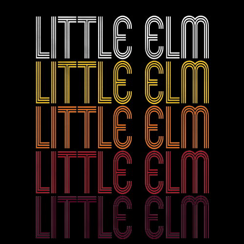Little Elm, TX | Retro, Vintage Style Texas Pride 