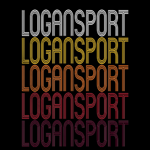 Logansport, IN | Retro, Vintage Style Indiana Pride 