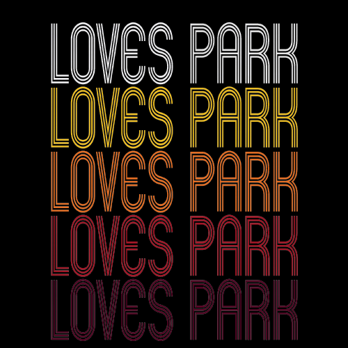 Loves Park, IL | Retro, Vintage Style Illinois Pride 