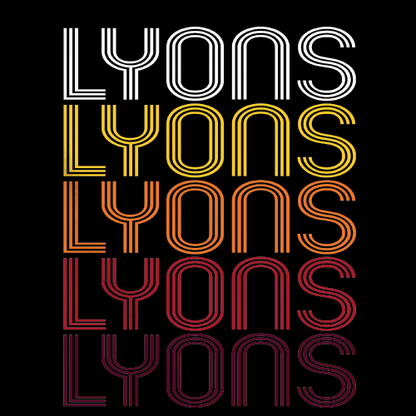 Lyons, IL | Retro, Vintage Style Illinois Pride 