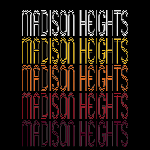Madison Heights, MI | Retro, Vintage Style Michigan Pride 