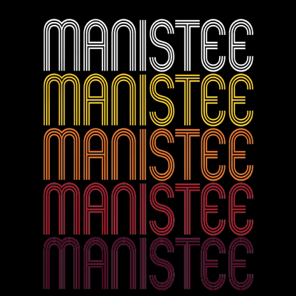 Manistee, MI | Retro, Vintage Style Michigan Pride 