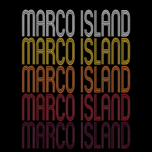 Marco Island, FL | Retro, Vintage Style Florida Pride 