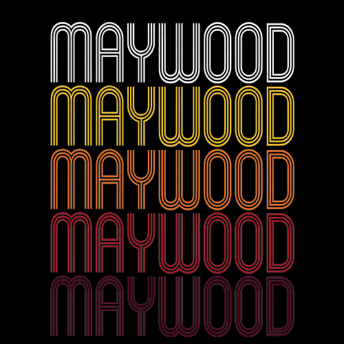 Maywood, IL | Retro, Vintage Style Illinois Pride 