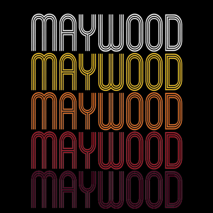 Maywood, IL | Retro, Vintage Style Illinois Pride 