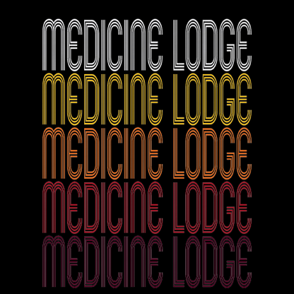 Medicine Lodge, KS | Retro, Vintage Style Kansas Pride 