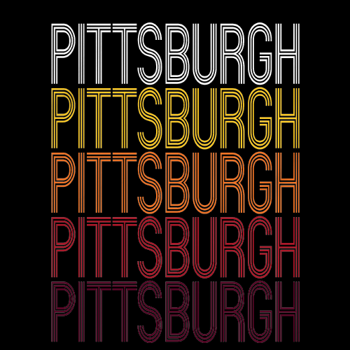 Pittsburgh, PA | Retro, Vintage Style Pennsylvania Pride 