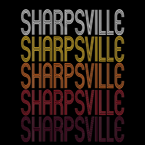 Sharpsville, PA | Retro, Vintage Style Pennsylvania Pride 
