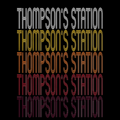 Thompson's Station, TN | Retro, Vintage Style Tennessee Pride 