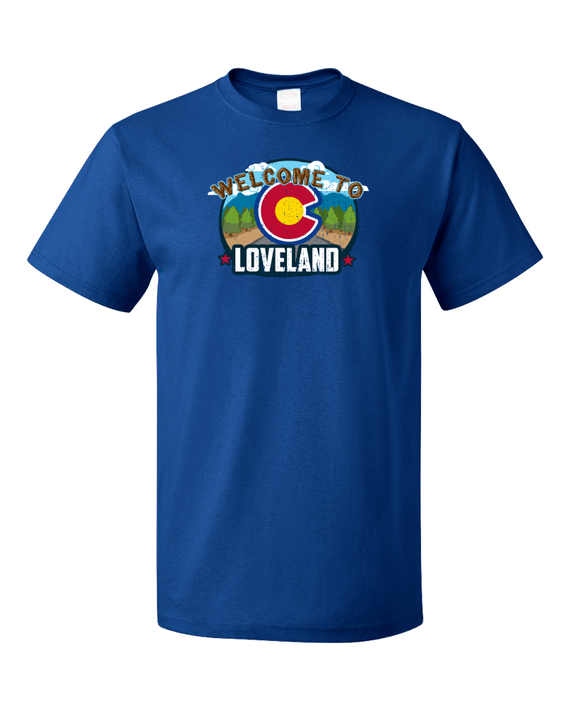 Standard Royal Welcome To Loveland, Colorado - Sweetheart City Denver 420 T-shirt