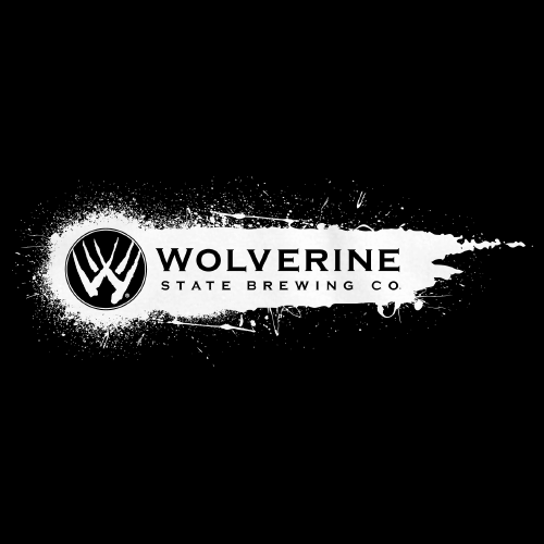 Wolverine State - Splat Logo Design Black Art Preview
