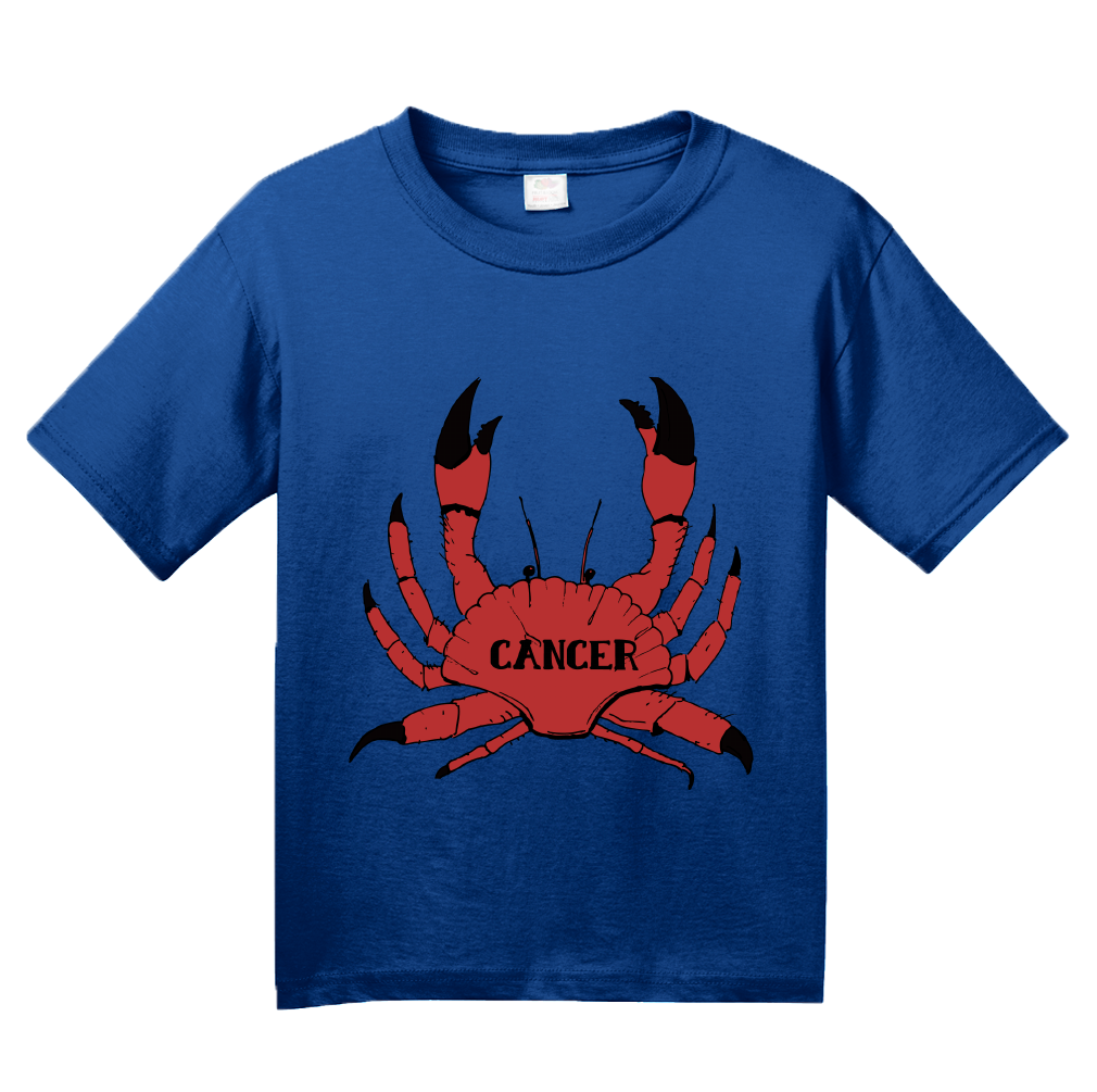 Youth Royal Zodiac Cancer Design - Horoscope Astrology Fan Star Sign T-shirt