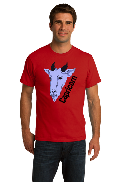 Standard Red Zodiac Capricorn - Horoscope Astrology Fan Star Sign Goat T-shirt